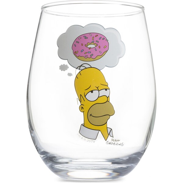The Simpsons Homer Globe Glass Each