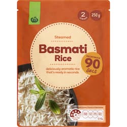 Woolworths Microwave Basmati Rice 250g
