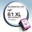 Calidad Hp Printer Ink 61 XL Tri-Colour each