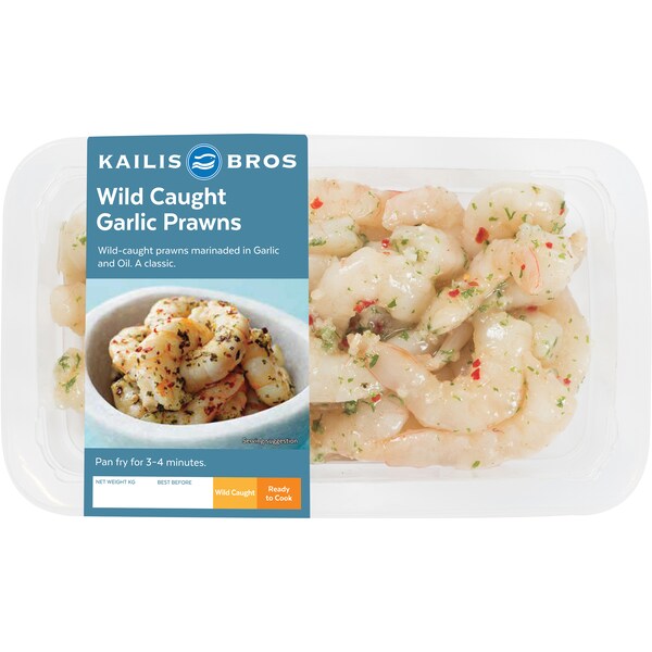 Kailis Bros Prawns Large Greek Garlic 270g