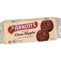 Arnott's Choc Ripple Plain Biscuits