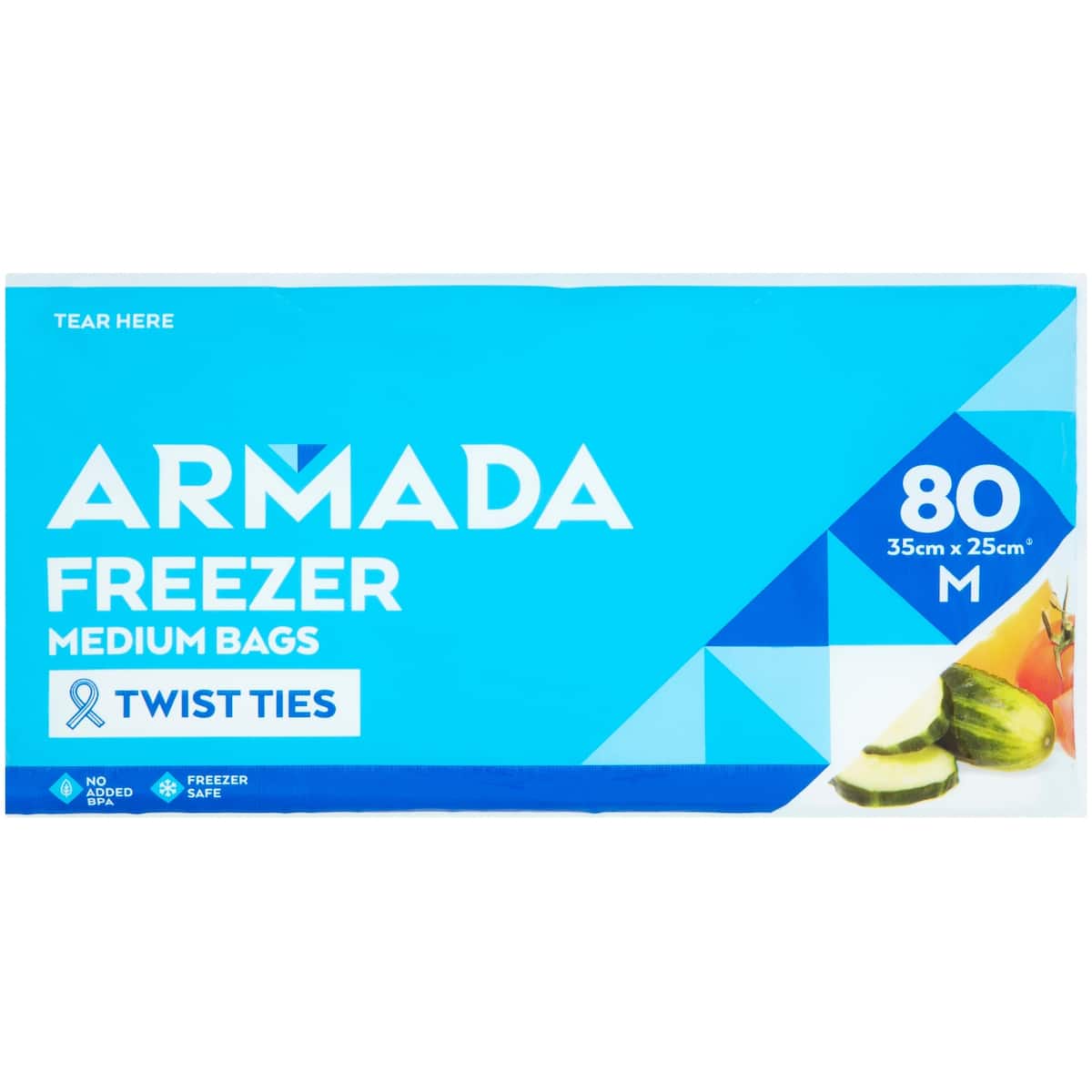 Armada Freezer Bags Medium 80 Pack bunch