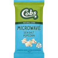 Cobs Microwave Pop Corn Sea Salt