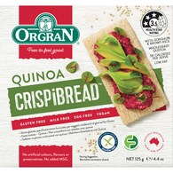 Orgran Quinoa Crispbread Quinoa