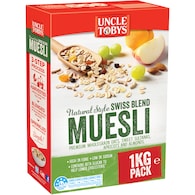 Uncle Tobys Natural Style Swiss Blend Muesli Breakfast Cereal