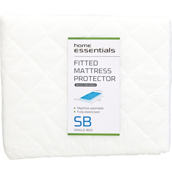 Woolworths Essentials Mattress Protector Single Bed Each
