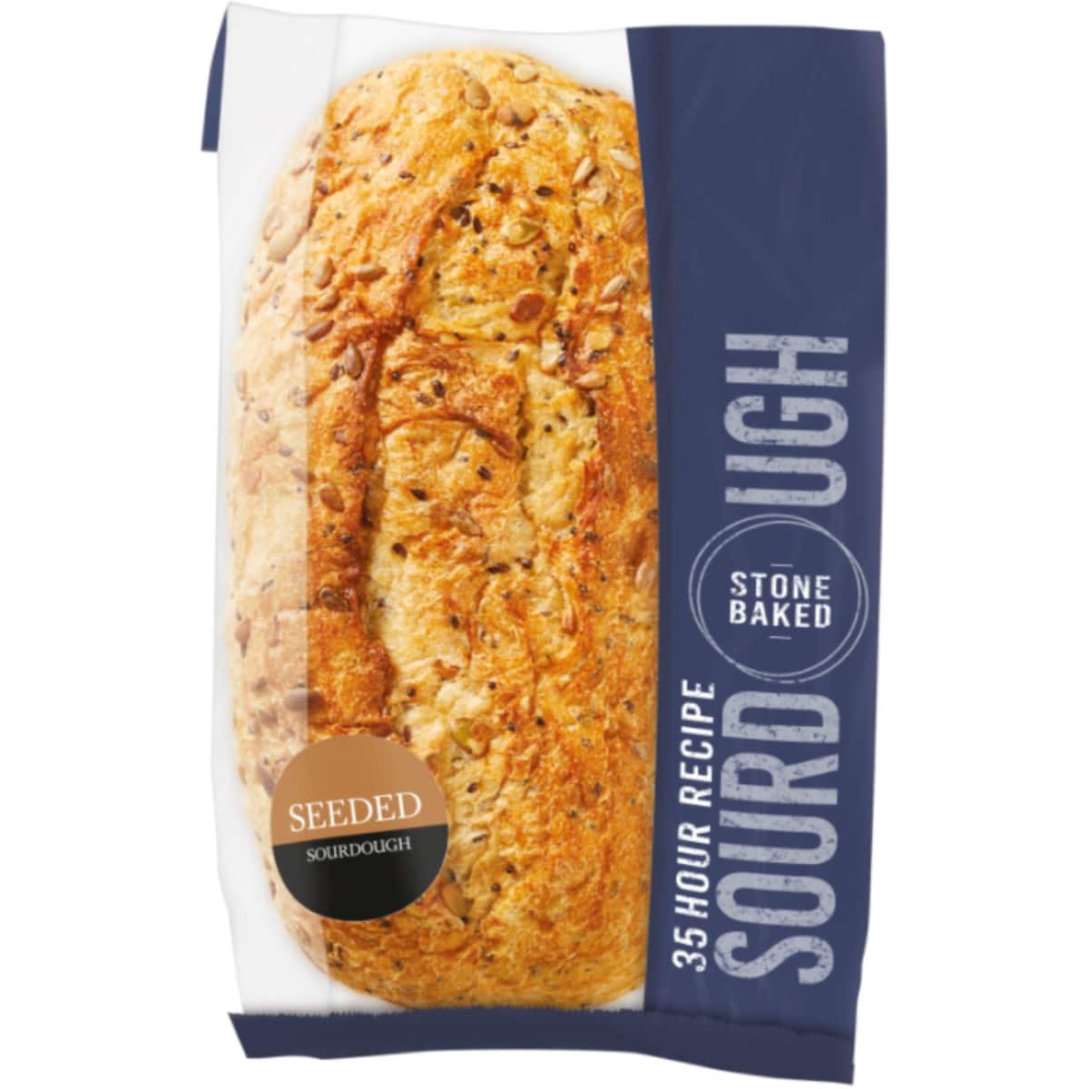 Woolworths 35hr Sourdough Loaf Seeded Each bunch