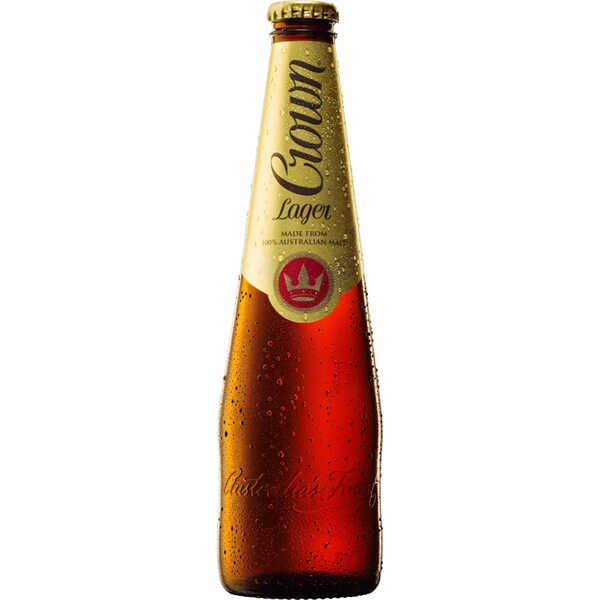 Crown Lager Bottle 375ml