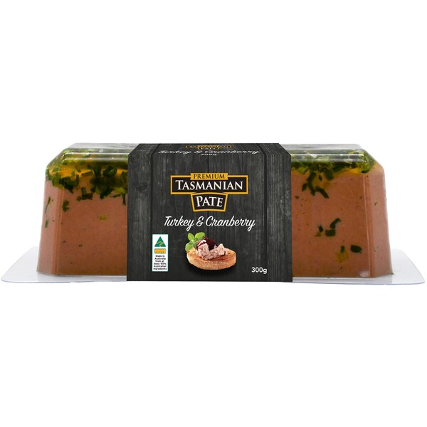 Tasmanian Pate Turkey & Cranberry 300g