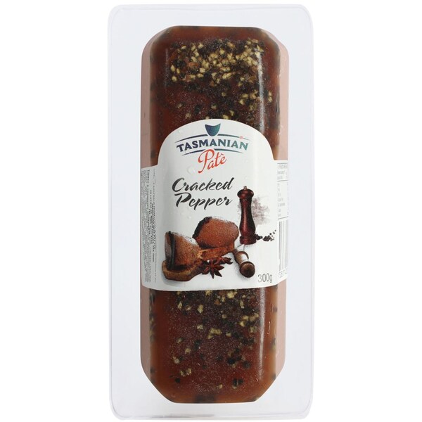 Tasmanian Pate Cracked Pepper Pate 300g