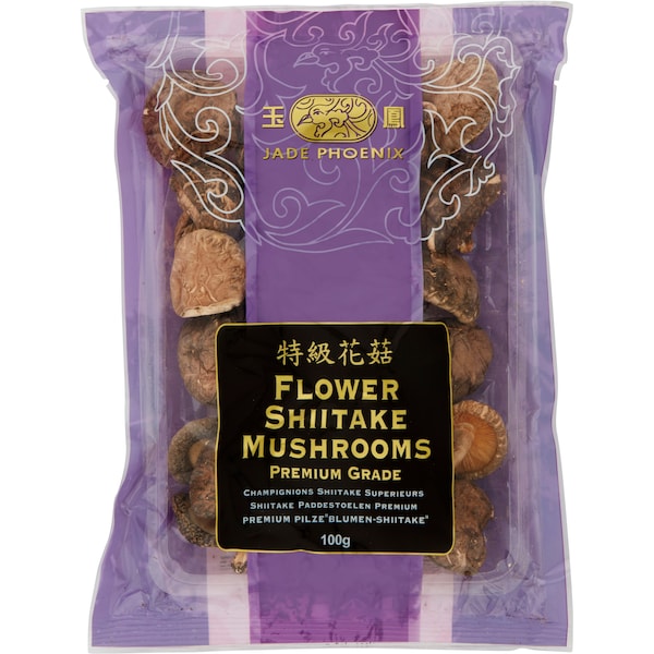Jade Phoenix Shiitake Mushrooms 100g