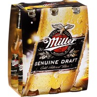 Miller Genuine Draft Lager Bottles