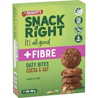 Arnott's Snack Right Oaty Bites Cocoa & Oat