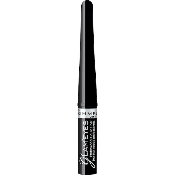 Rimmel London Glam Eyes Professional Eye Liner Liquid Black 3.5mL