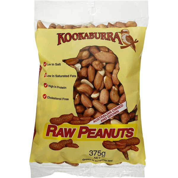 Kookaburra Peanuts Raw 375g