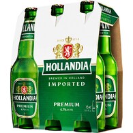 Hollandia Premium Lager Beer Bottles