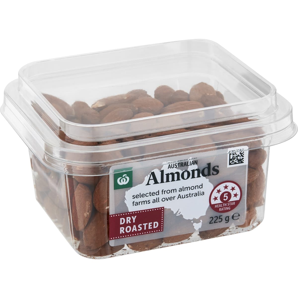 Woolworths Almonds Oven Roasted 225g bunch