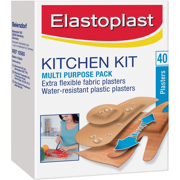 Elastoplast Plastic Strips Kitchen Kit 40pk