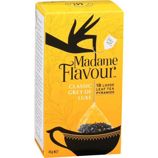 Madame Flavour Grey De Luxe Tea Pods 18 Pack