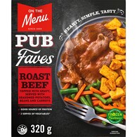 On The Menu Roast Beef Roast Beef Frozen Meal