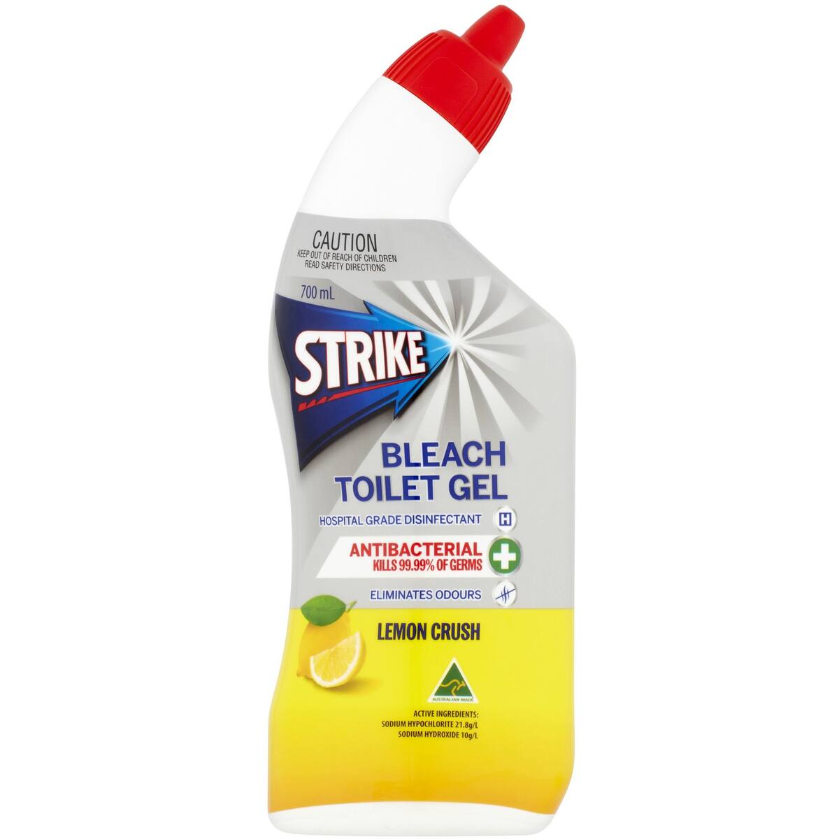 Strike Bleach Toilet Gel 700ml bunch