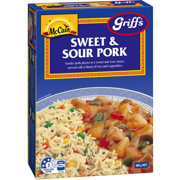 Griffs Meal Pork Sweet & Sour 400g