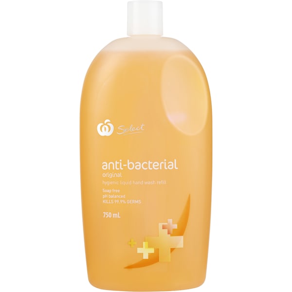 Woolworths Handwash Refill Antibacterial Original 750mL