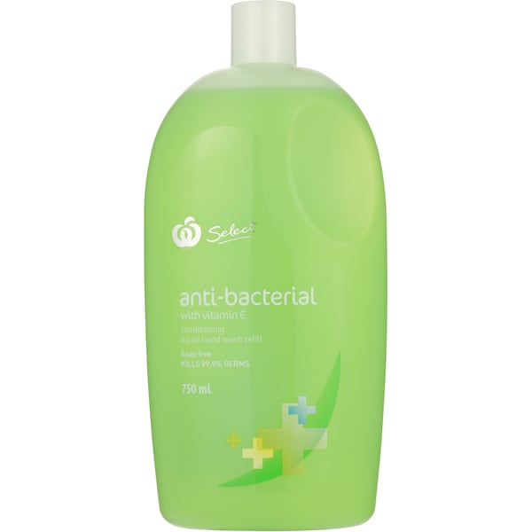 Woolworths Handwash Refill Antibacterial With Vitamin E 750mL
