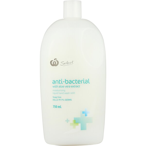Woolworths Handwash Refill Antibacterial Aloe Vera 750mL