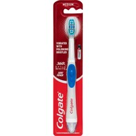 Colgate Battery Power Toothbrush 360 Whitening Optic White Medium