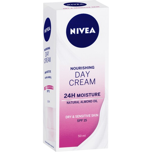 Nivea Nourishing Day Cream Dry & Sensitive Skin SPF15 each