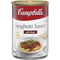 Campbell's Spaghetti Sauce With Beef With Beef
