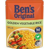 Ben's Original Golden Vegetable Microwave Rice Pouch