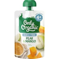Only Organic Pear & Mango Super Smooth 4+ Months