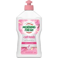 Morning Fresh Soft Hands Dishwashing Liquid Vanilla & Rose