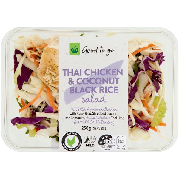 Woolworths Good To Go Thai Coconut Wild Rice Salad 250g