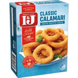 I&J Classic South Pacific Calamari Rings 360g