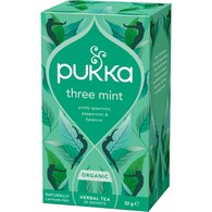 Pukka Tea Bags Three Mint