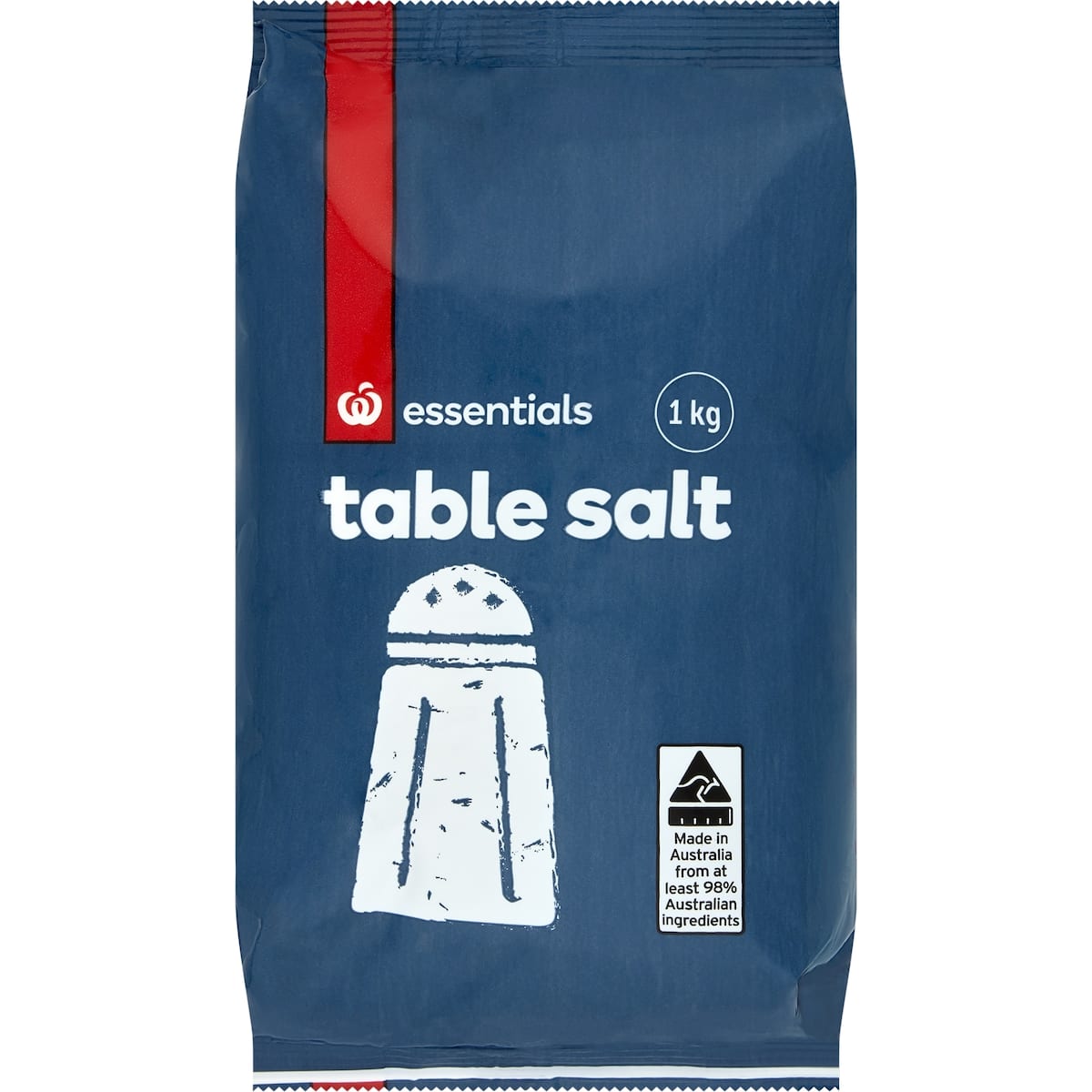 Woolworths Essentials Table Salt 1kg bunch