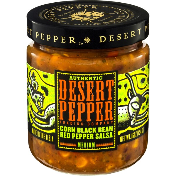 Desert Pepper Corn & Black Bean Salsa 454g