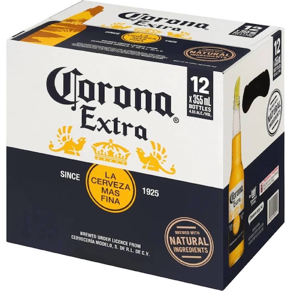 Corona Extra Bottles 355mL x 12 pack