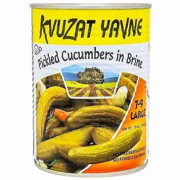 Kvuzat Yavne Pickled Cucumbers In Brine 540g