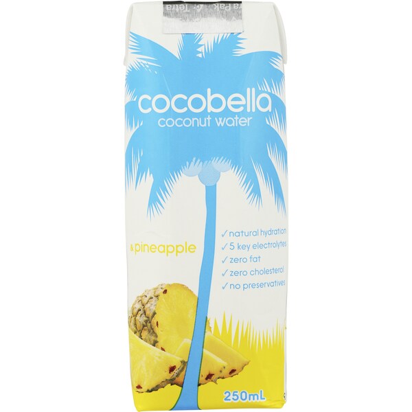 Cocobella Coconut Water & Pineapple 250ml