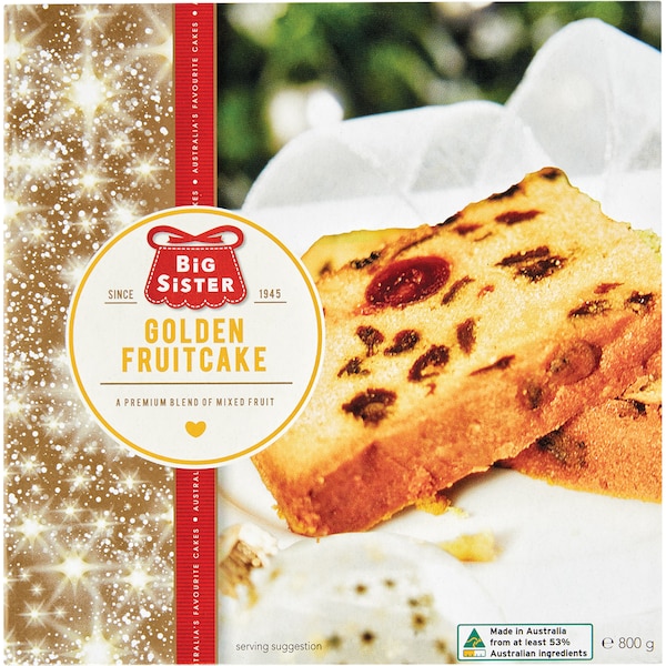 Big Sister Golden Fruit Cake  800g