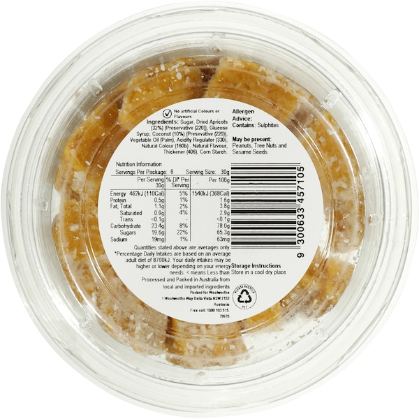 S/Pots Aprict &Cnut Slice Slct 200g