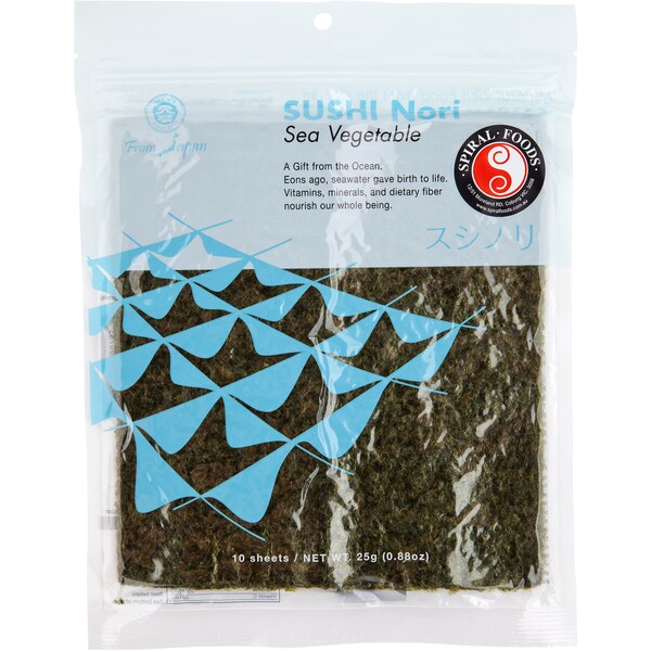 Spiral Foods Sushi Nori Sea Vegetable 25g