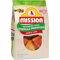 Mission Corn Chips Chilli & Lime