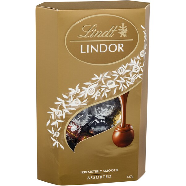 Lindt Lindor Chocolate Balls Cornet Assorted 337g