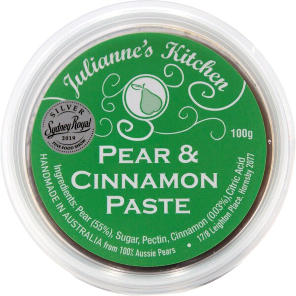 Julianne's Kitchen Paste Pear Cinnamon 100g