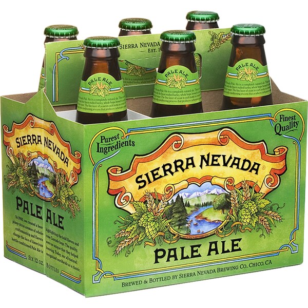 Sierra Nevada Nevada Pale Ale Bottles 355mL x 6 pack